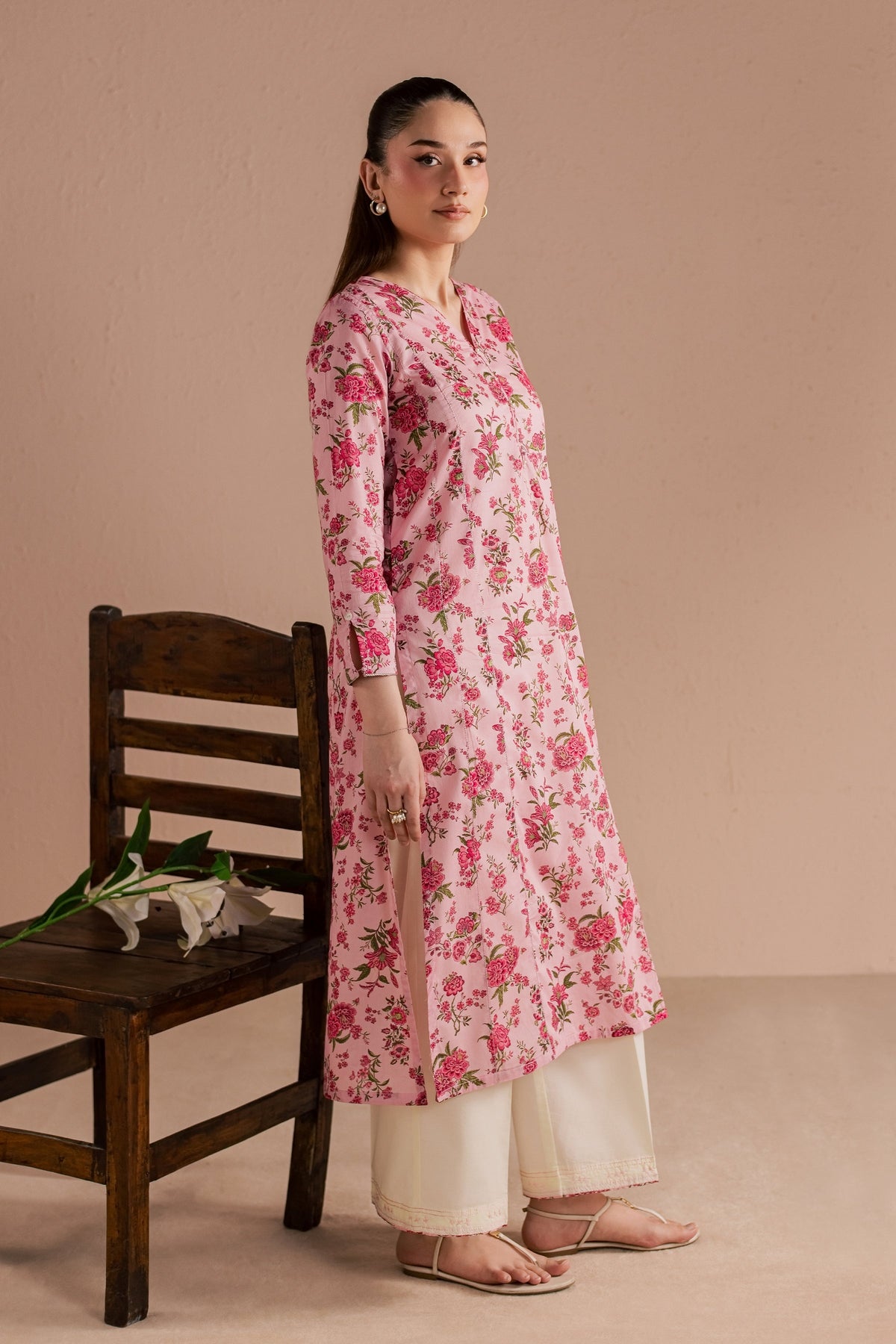 Rein 2Pc - Printed Lawn Dress