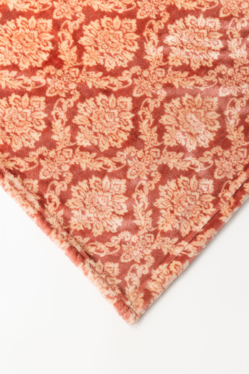 Rose Pink Embossed Single Ply Fleece