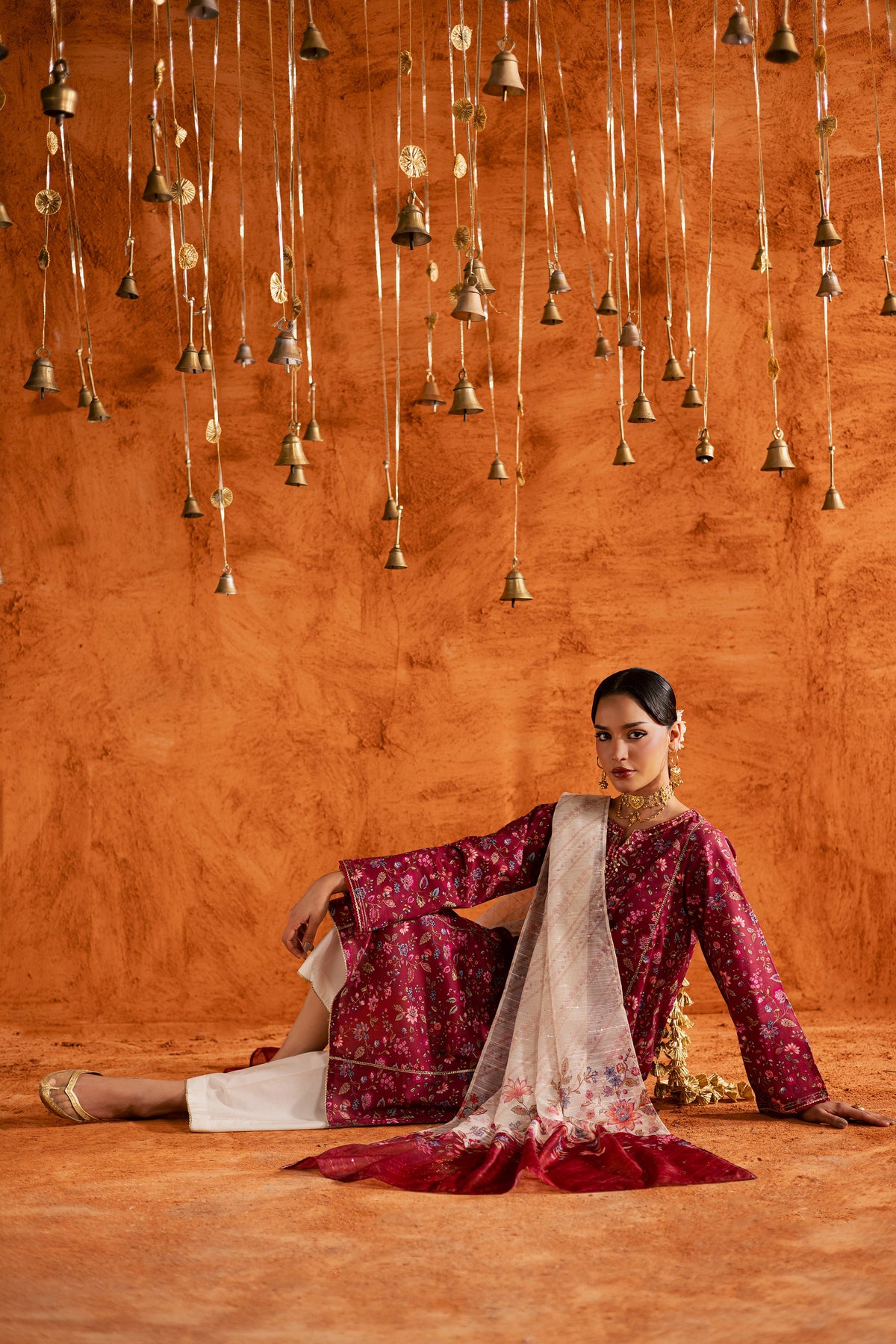 Roseshell 3Pc - Printed Lawn Dress