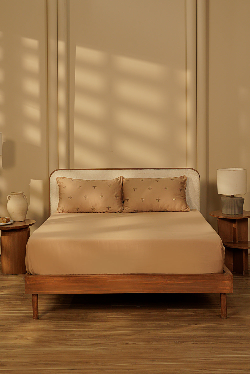 Royal Essence Embroidered Bed Sheet Set