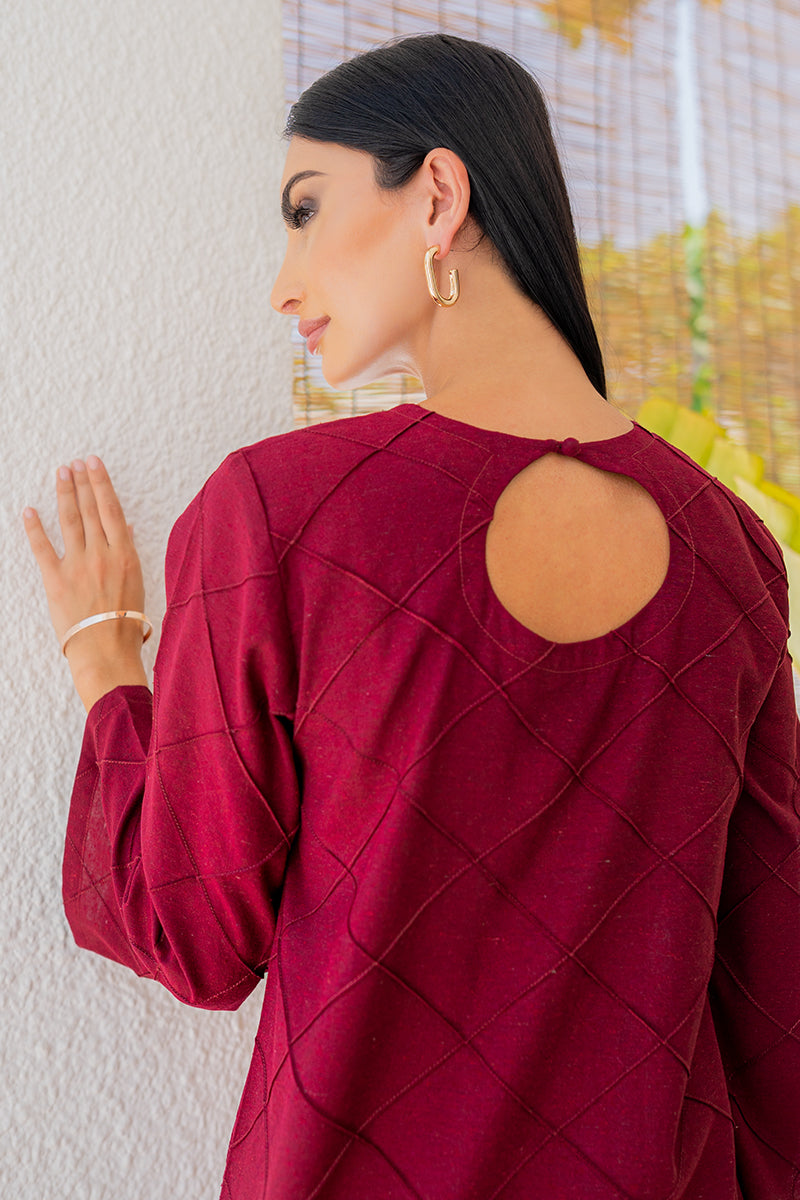 Musalsal Maroon 1 piece