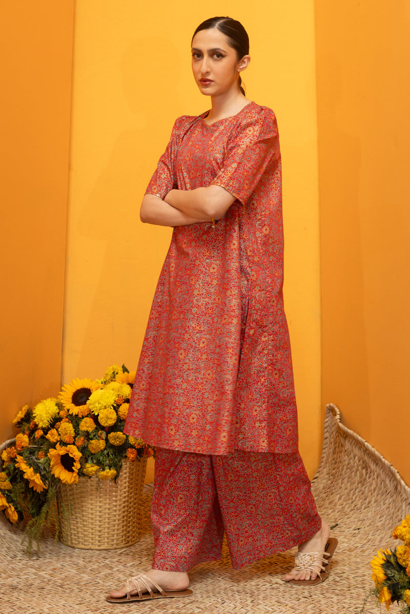 Pure Polki Printed Set