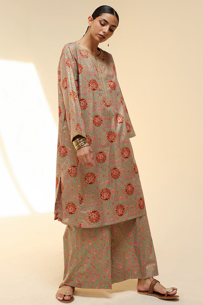 Golden Tapestry Polki Set