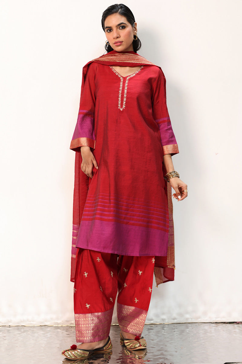 Mughal Rang 3-Piece Suit