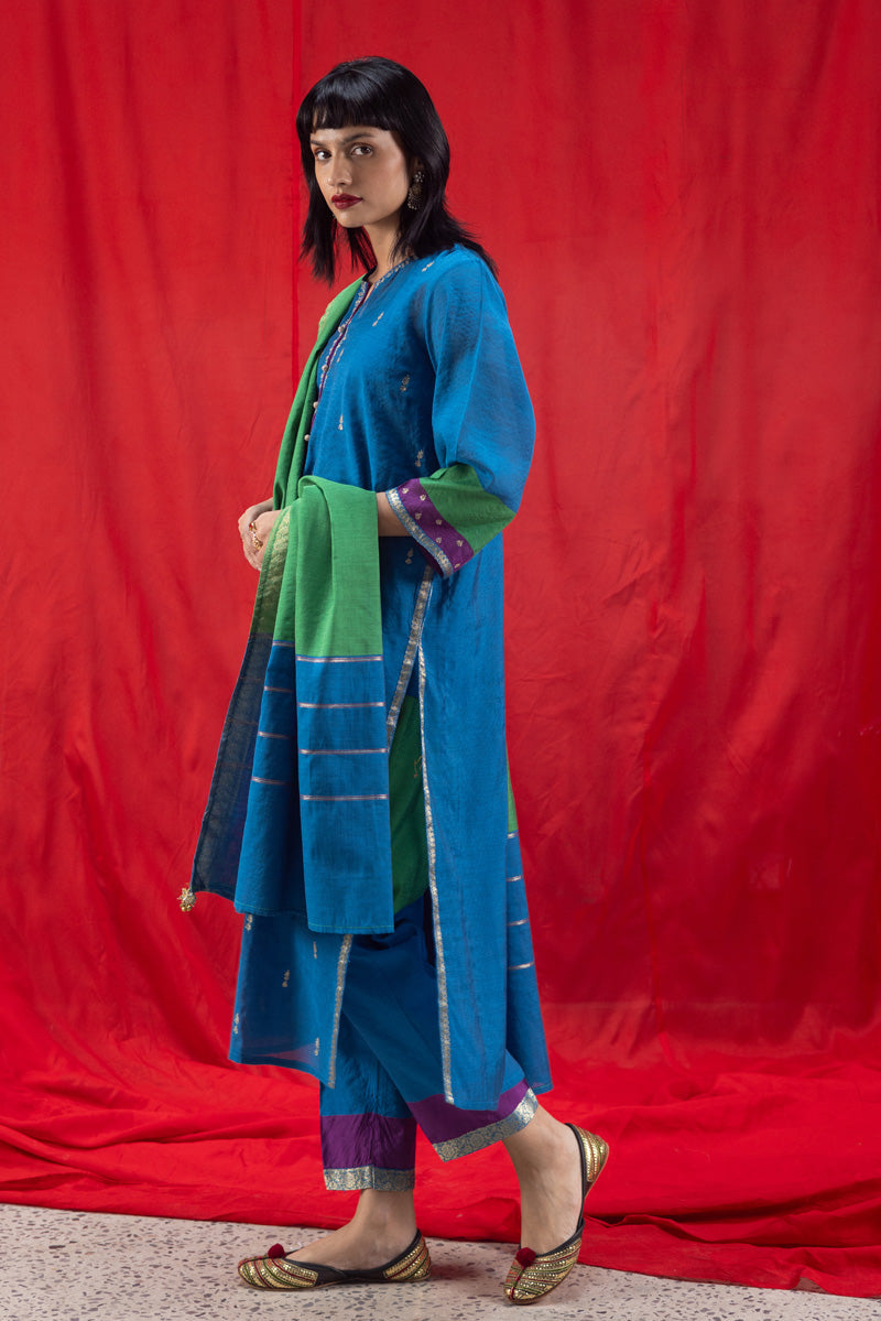Mughal Radiance 3-Piece Suit
