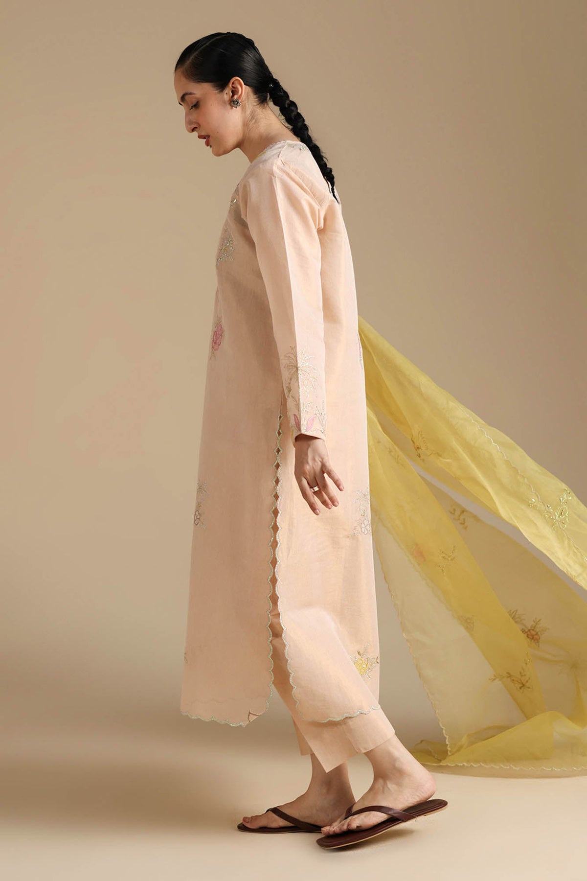Gul Embroidered Ensemble