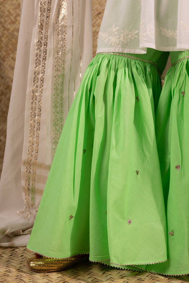 Gilded Gharara - S26T6066-GRAPE GREEN-8