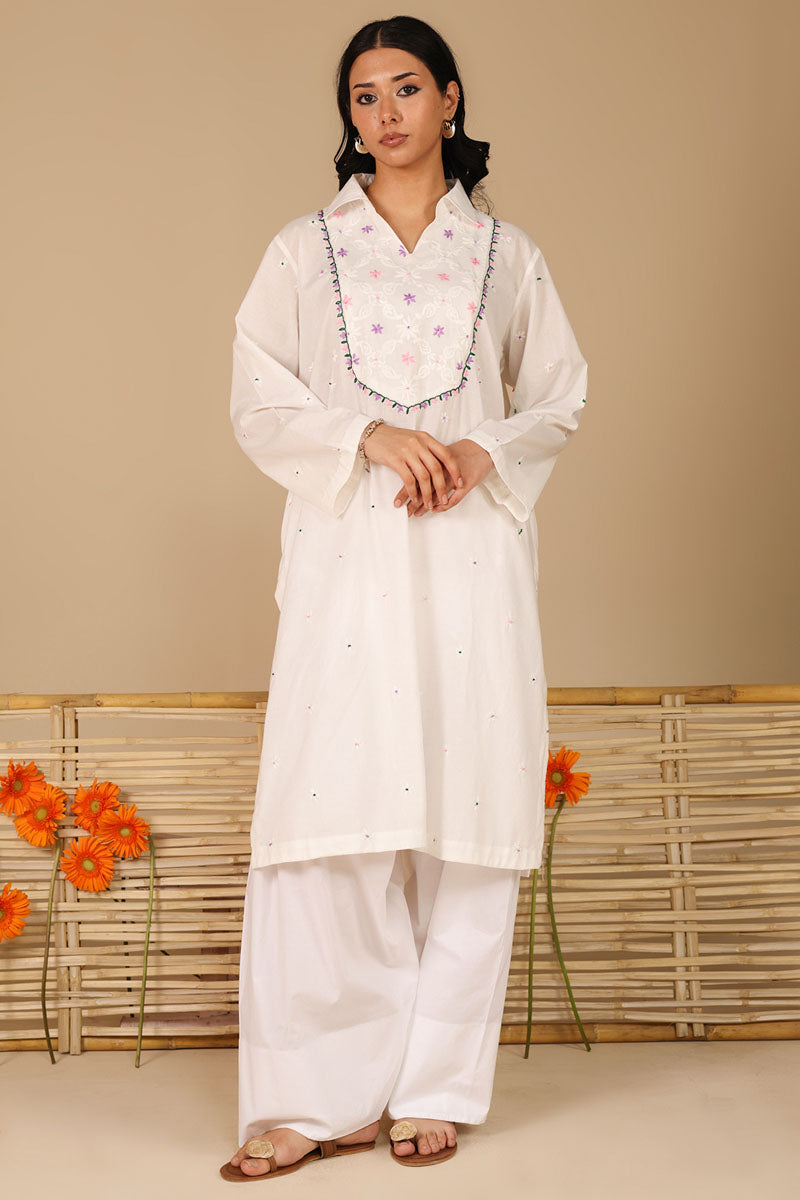 Phool Hand-Embroidered N K R Shirt