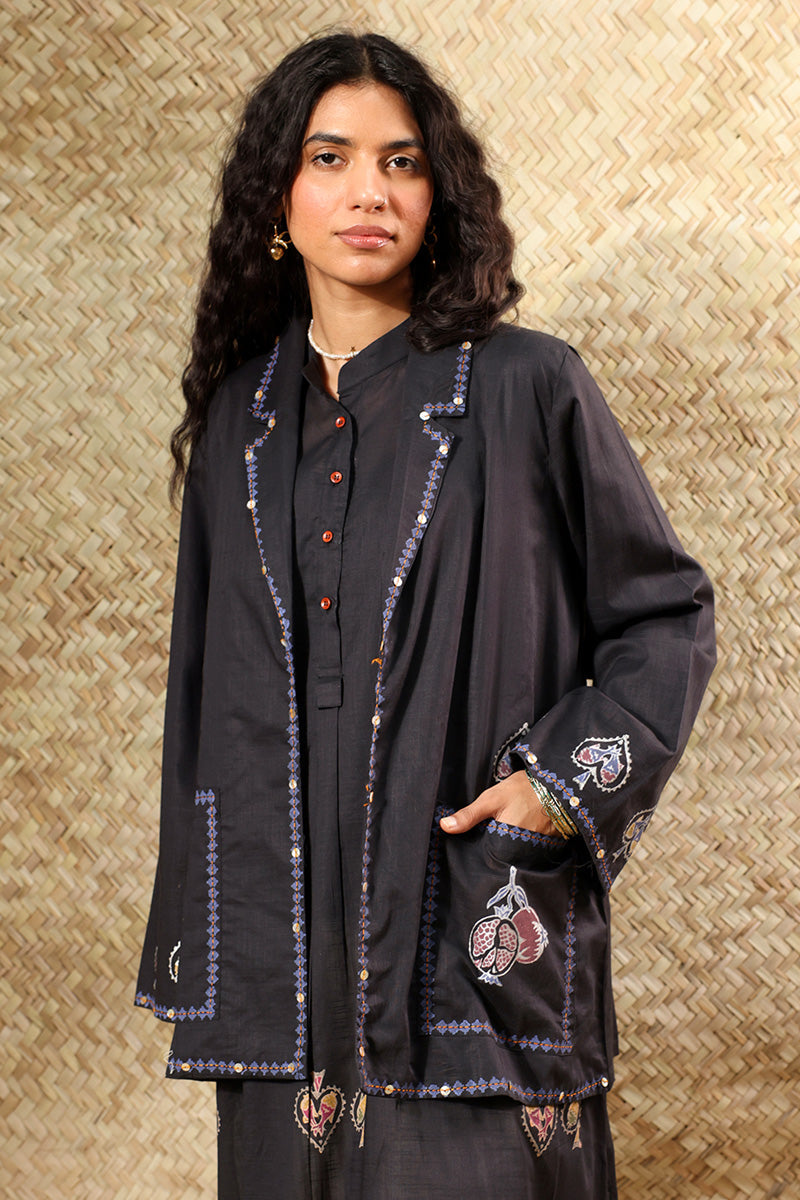 Hand-Block Printed Jacket