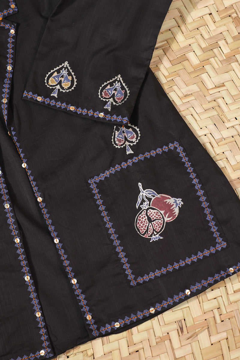 Hand-Block Printed Jacket