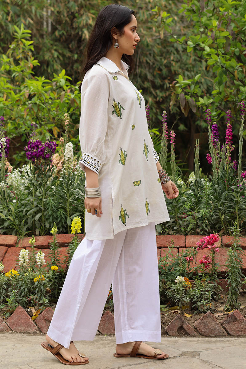 Hand-Block Printed Corn Set