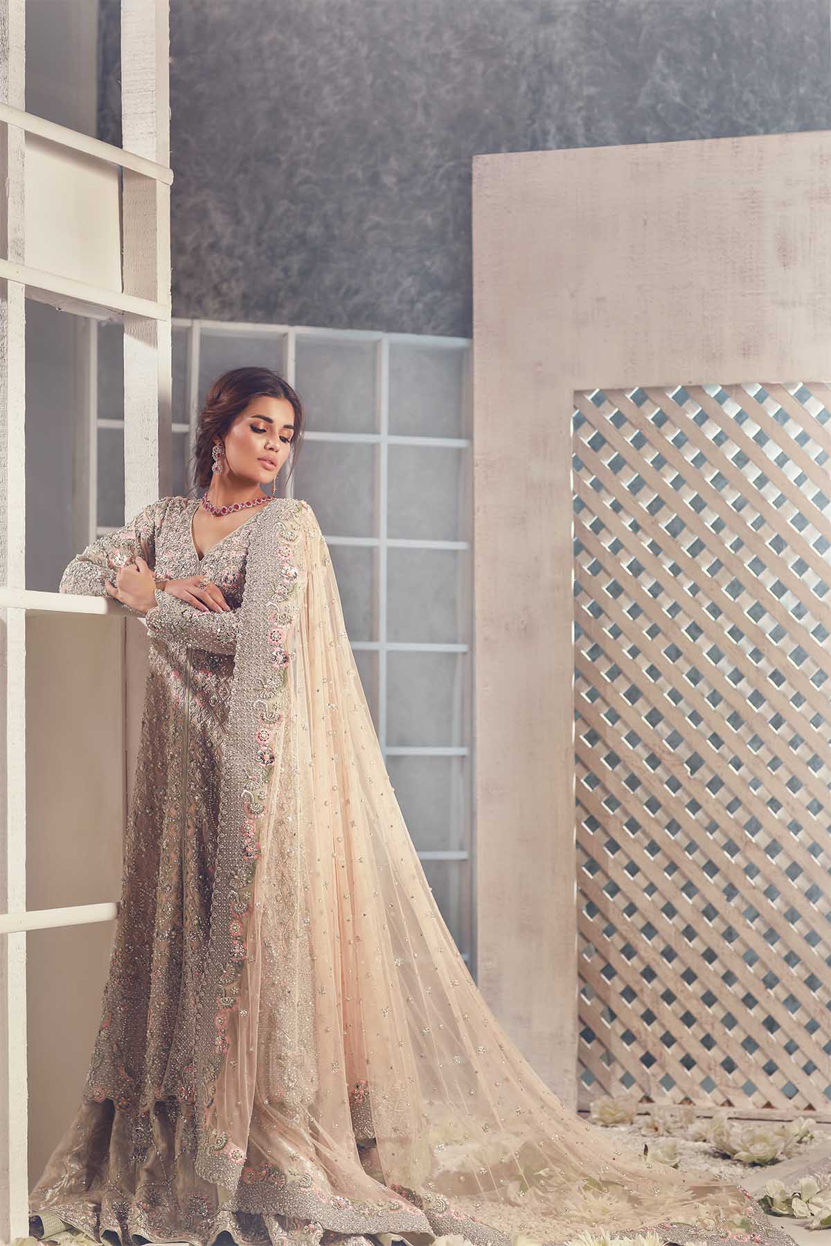 Embroidered Organza Dupatta (As Shown)