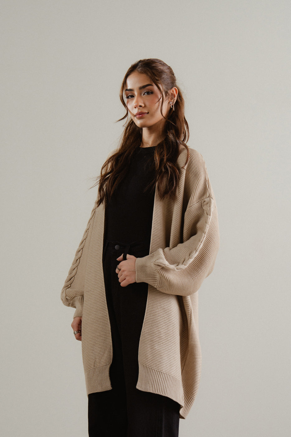 Cable Knit Shrug