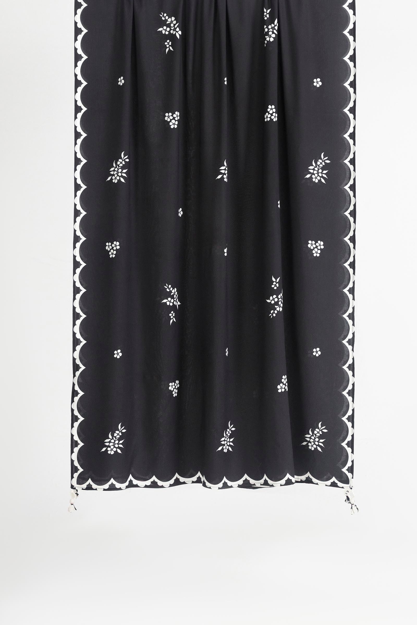 Stitched Printed Linen Dupatta