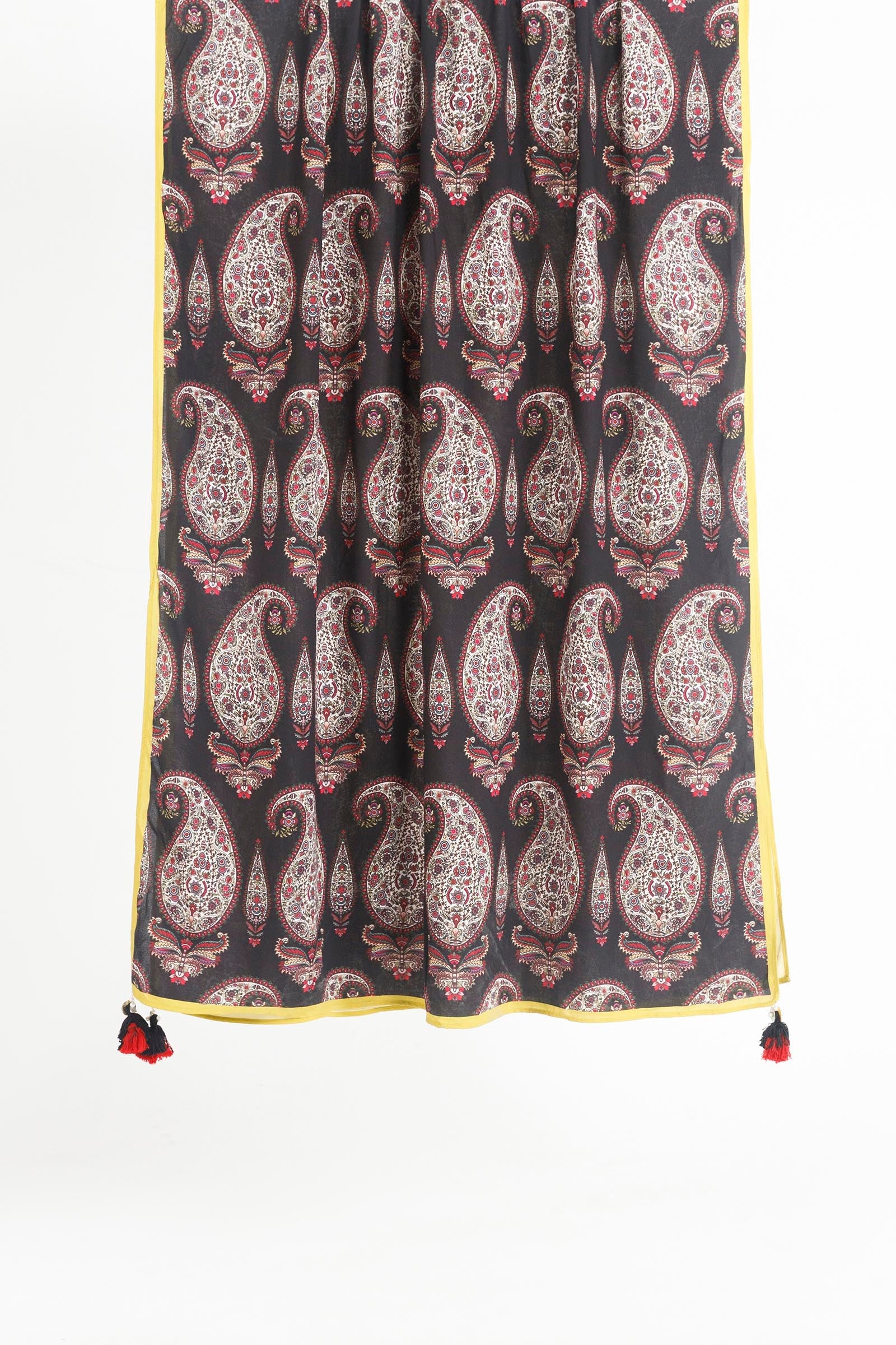 Stitched Printed Linen Dupatta