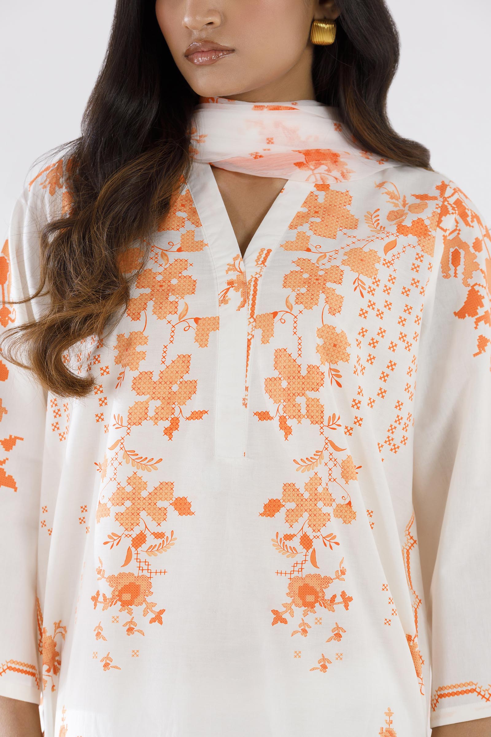 Stitched Printed Lawn Suit