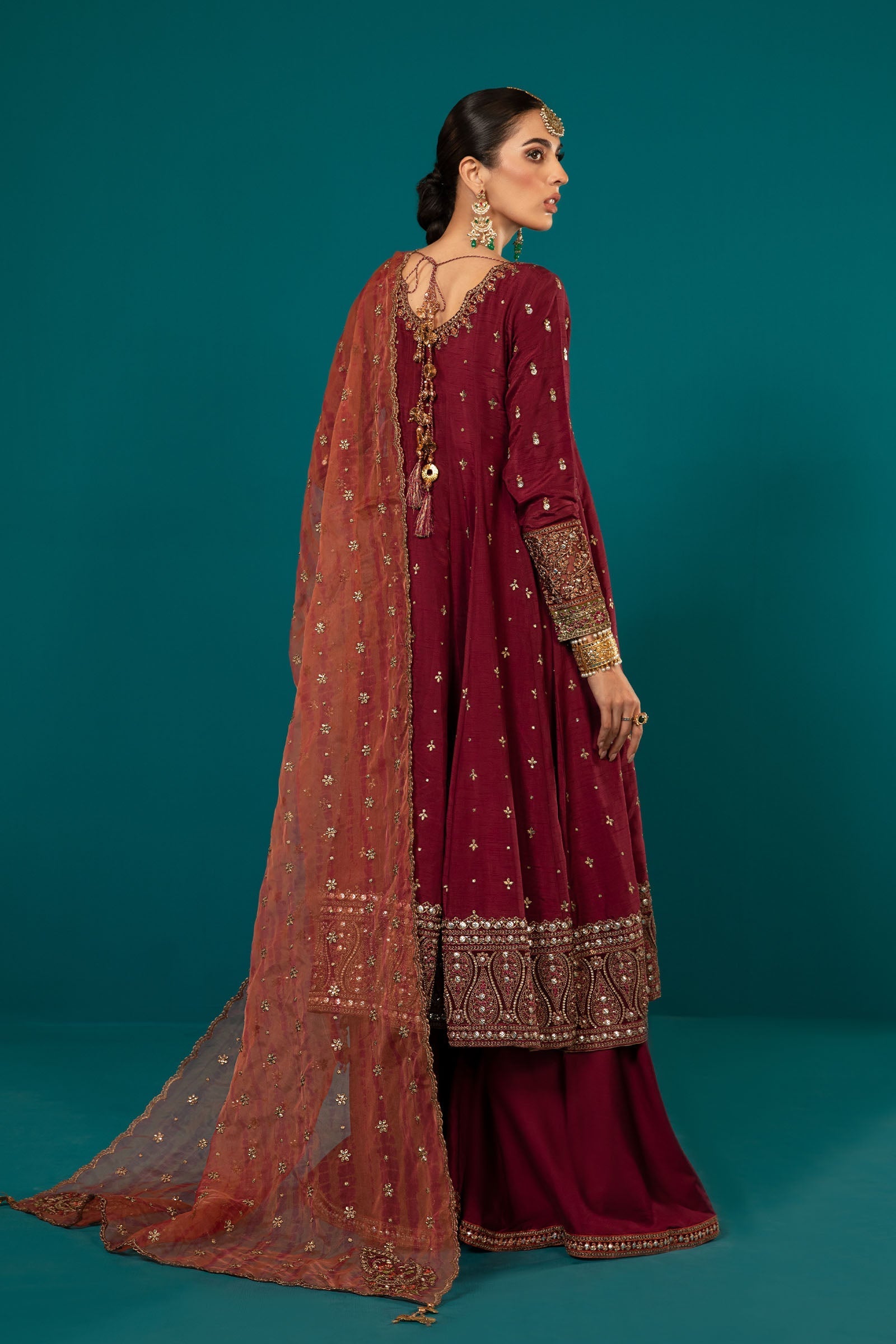 3 Piece Embroidered Suit