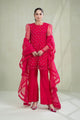 3 Piece Dyed Organza Suit