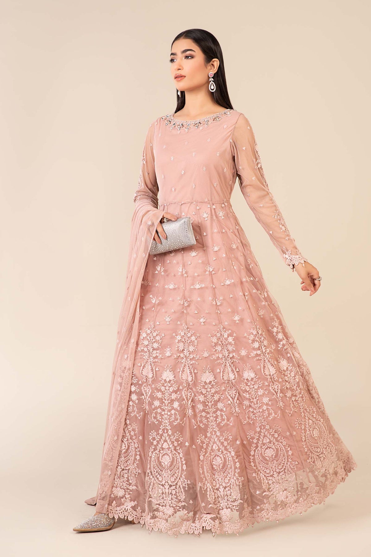 3 Piece Embroidered Suit