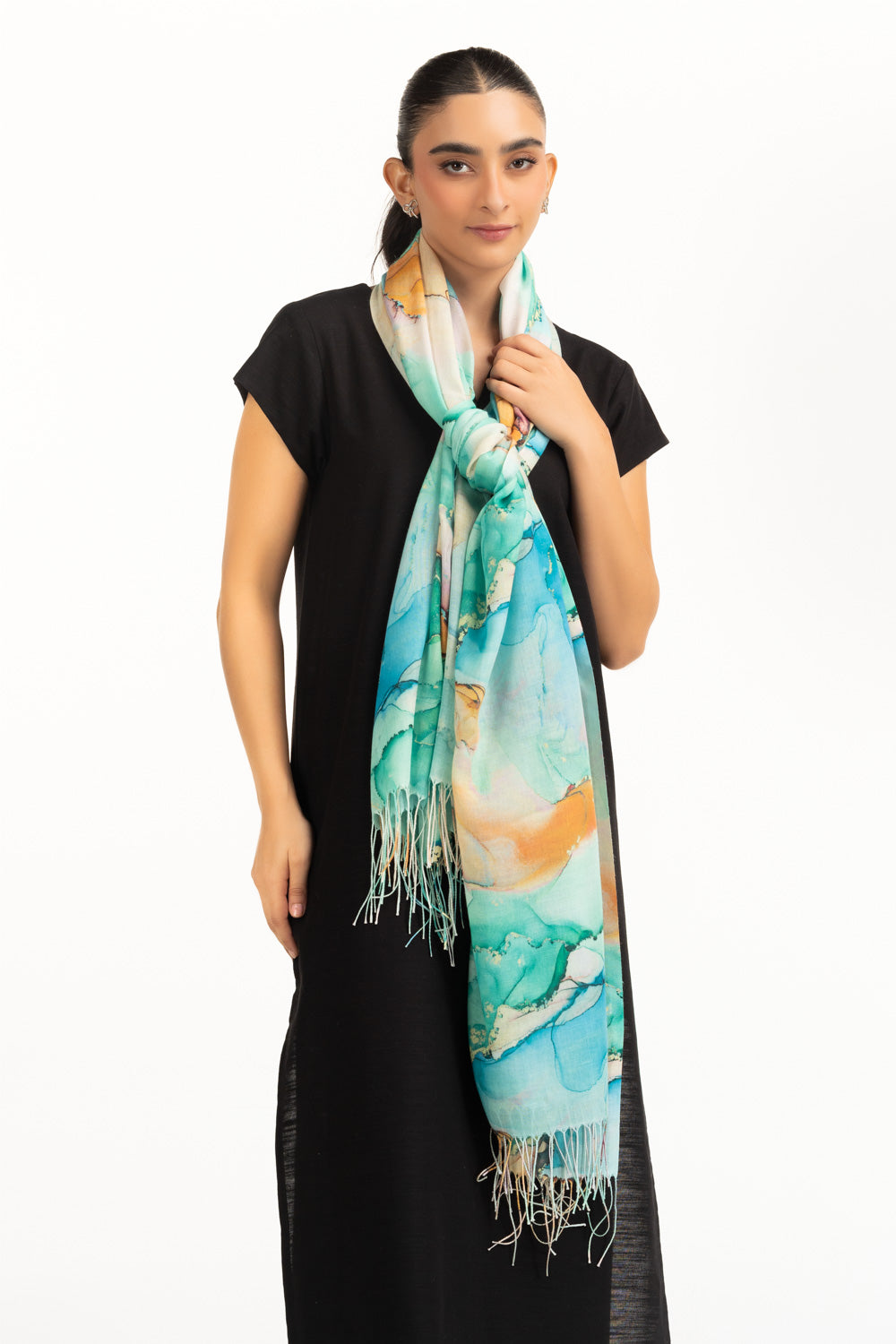 Blended Printed Shawl