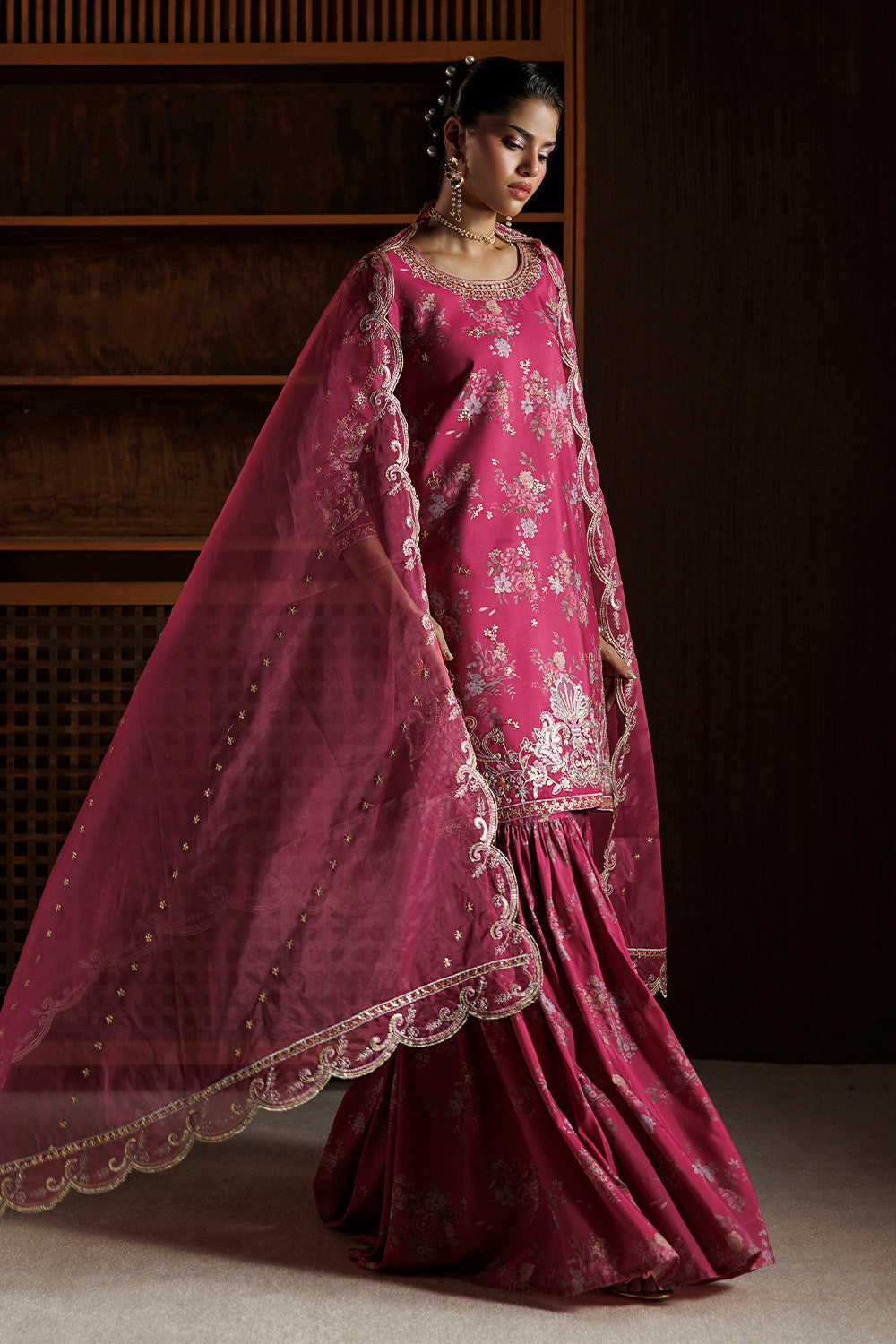 Embroidered Blend Silk SL-26-17