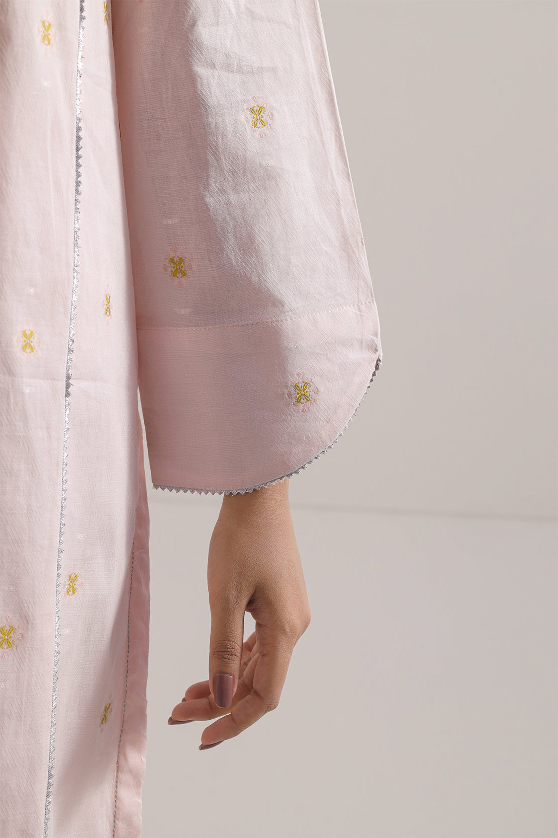 Cotton Jacquard Stitched 2 Piece (Shirt/Trouser)116896