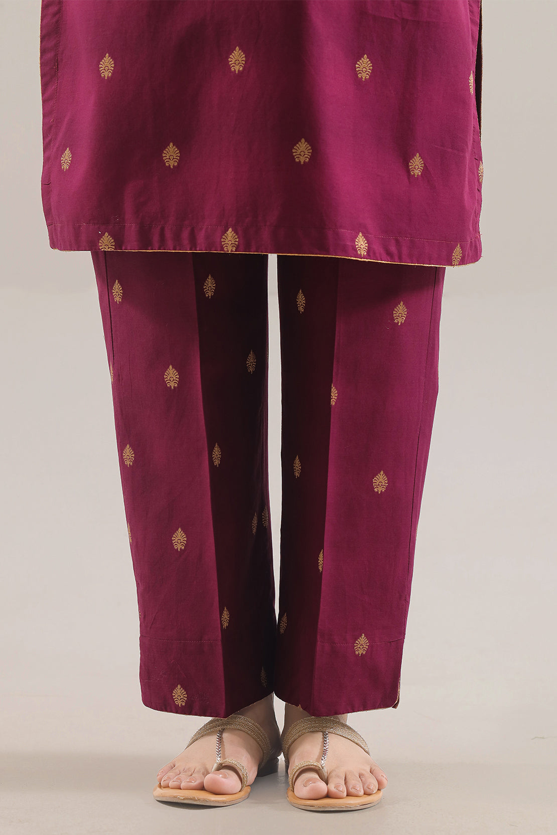 Cotton Jacquard Stitched 2 Piece (Shirt/Trouser)113791