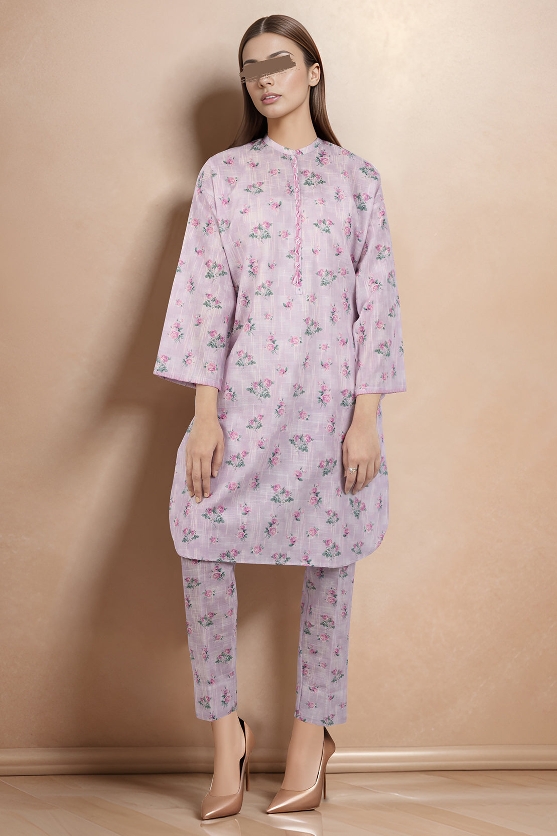 Printed Khaddar Stitched Shirt50920
