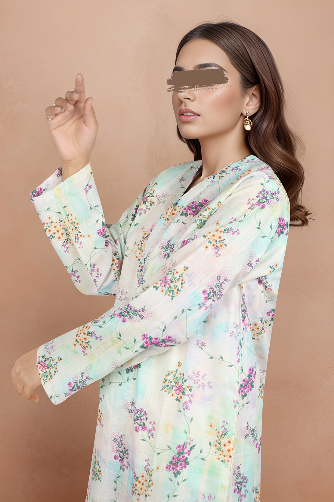 Printed Khaddar Stitched 2 Piece (Shirt/Trouser)48114