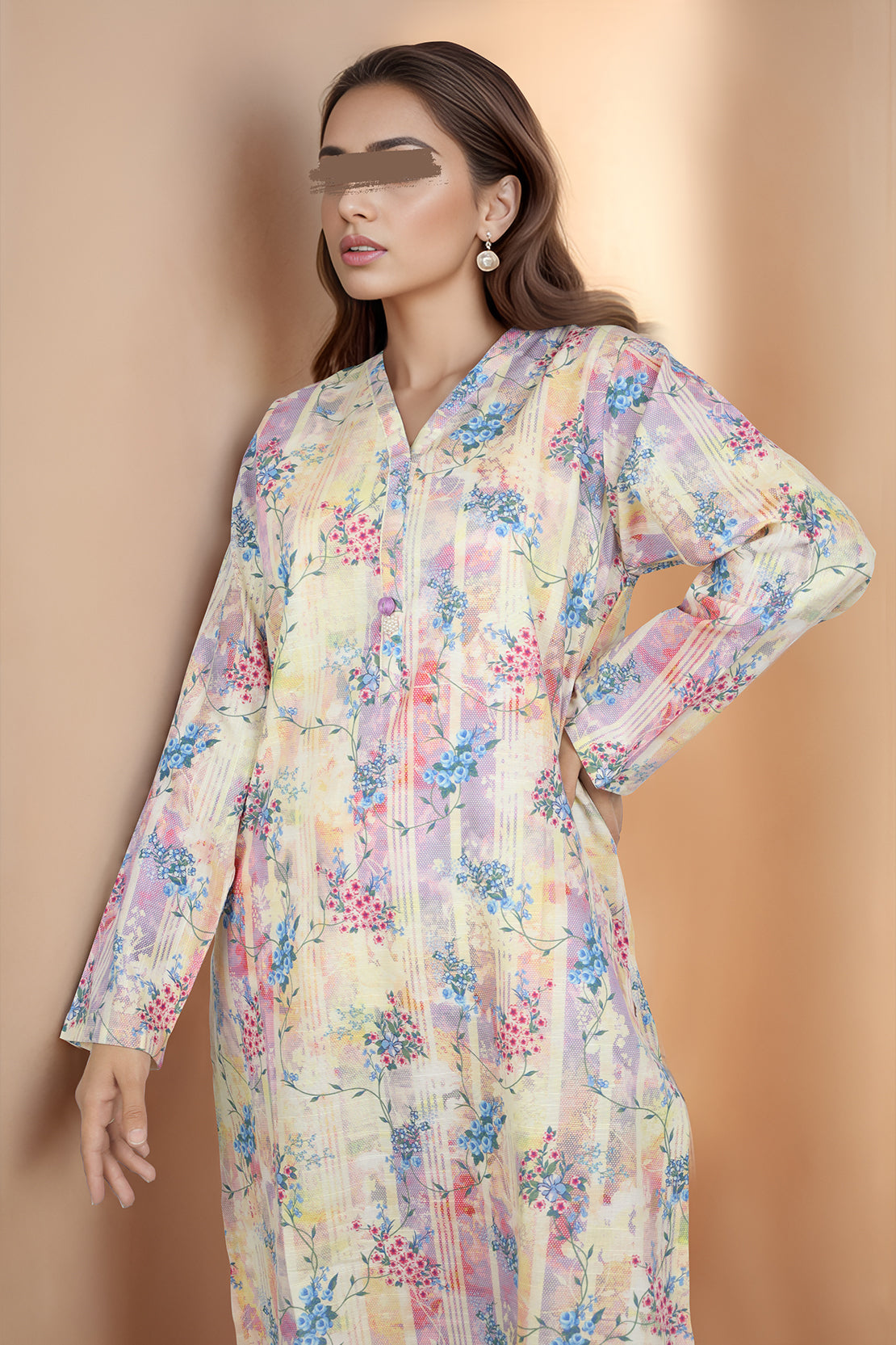 Printed Khaddar Stitched 2 Piece (Shirt/Trouser)48118