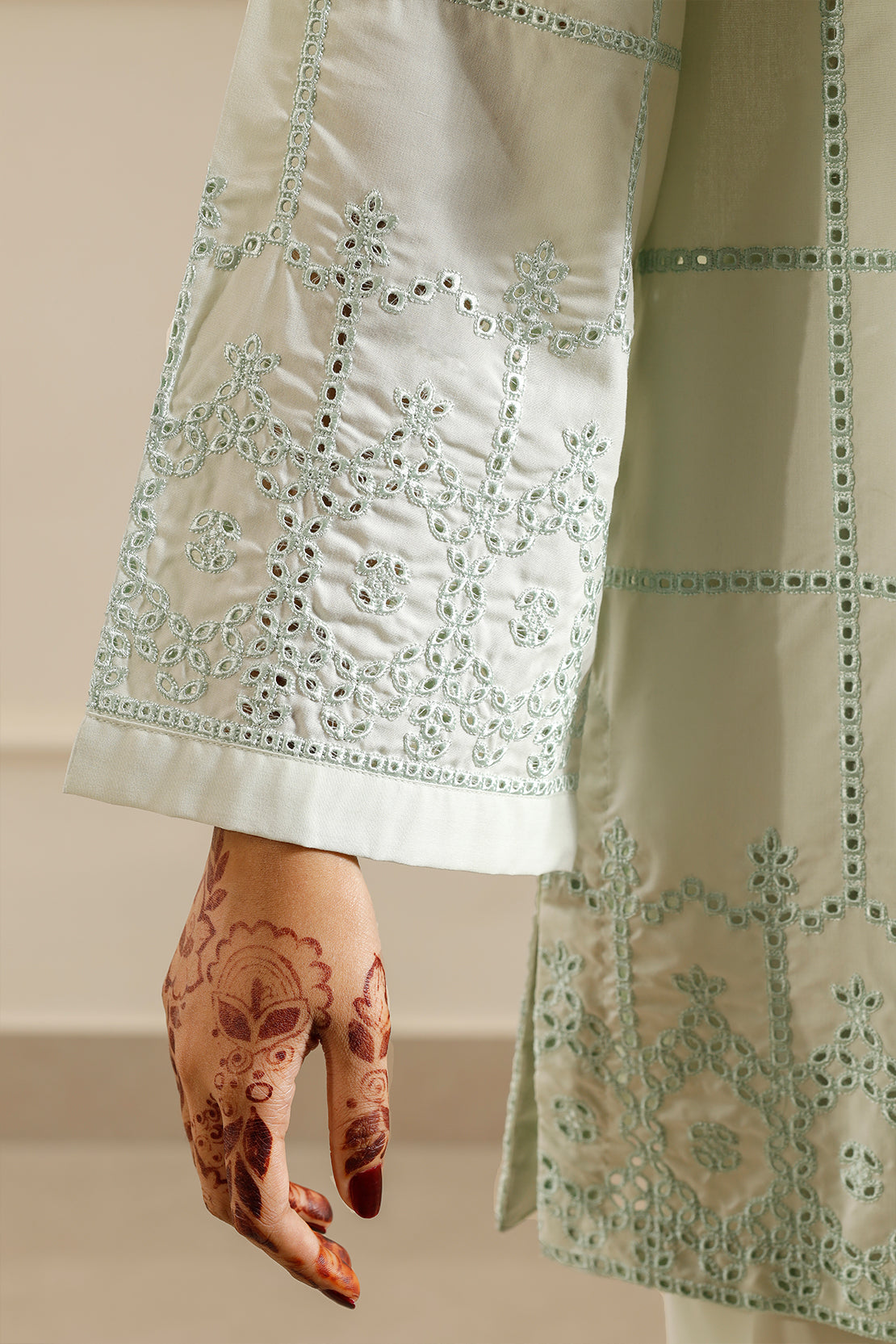 Solid Embroidered Easy Care Weave Stitched 2 Piece (Shirt/Trouser)62679