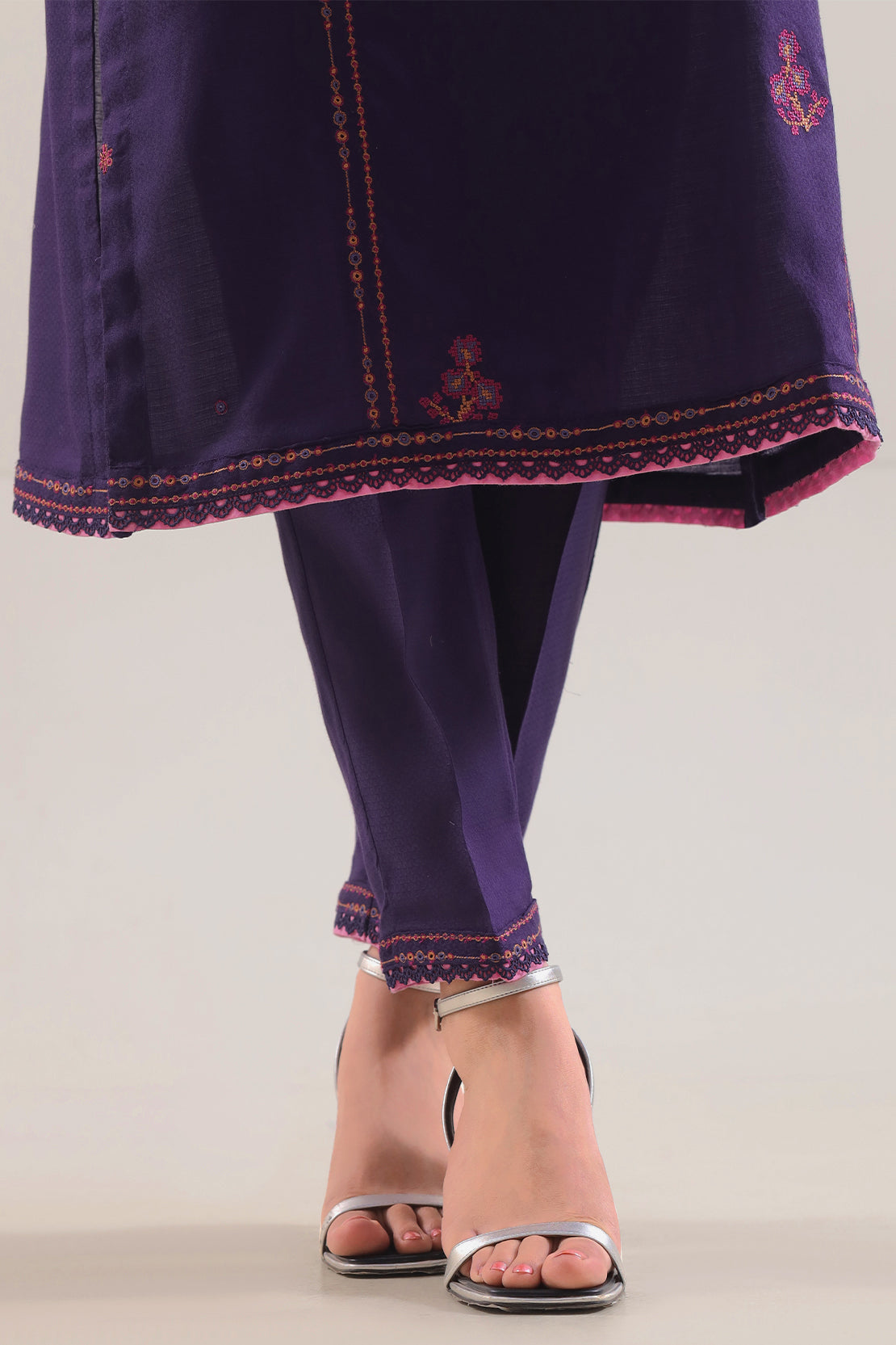 Luxury Pret Embroidered Cotton Jacquard Stitched 3 Piece107970