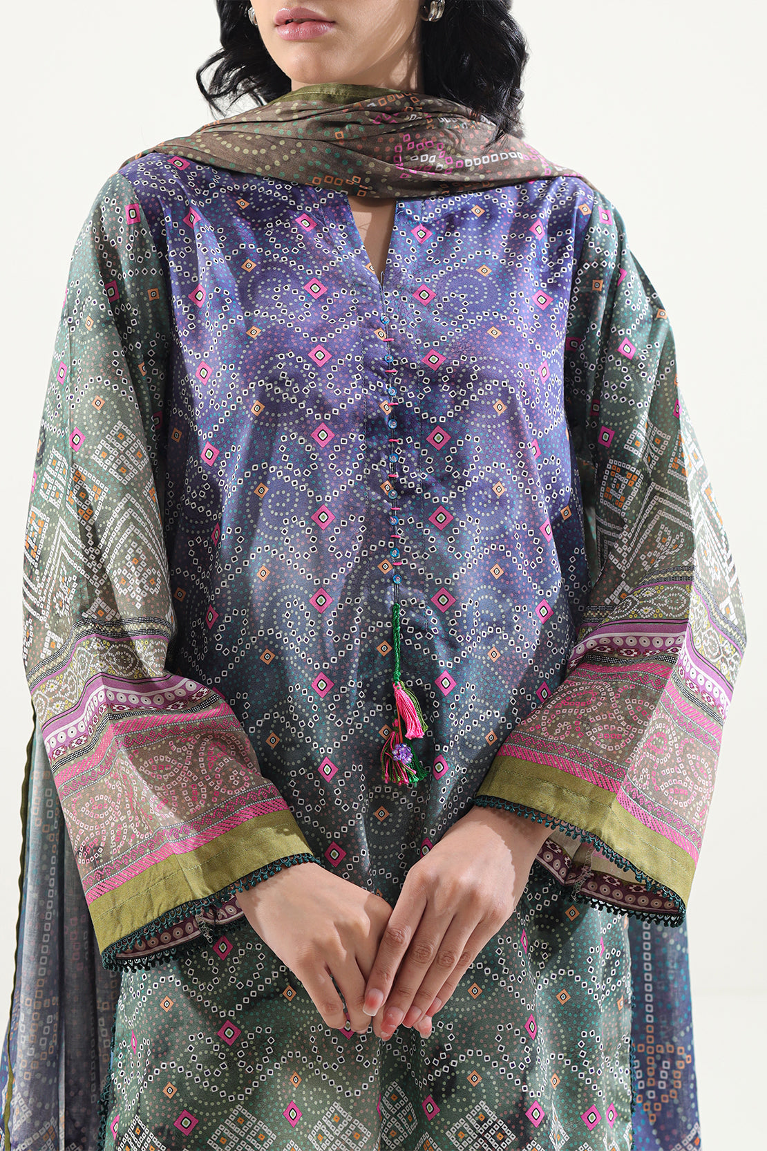 Printed Lawn Stitched 3 Piece58080