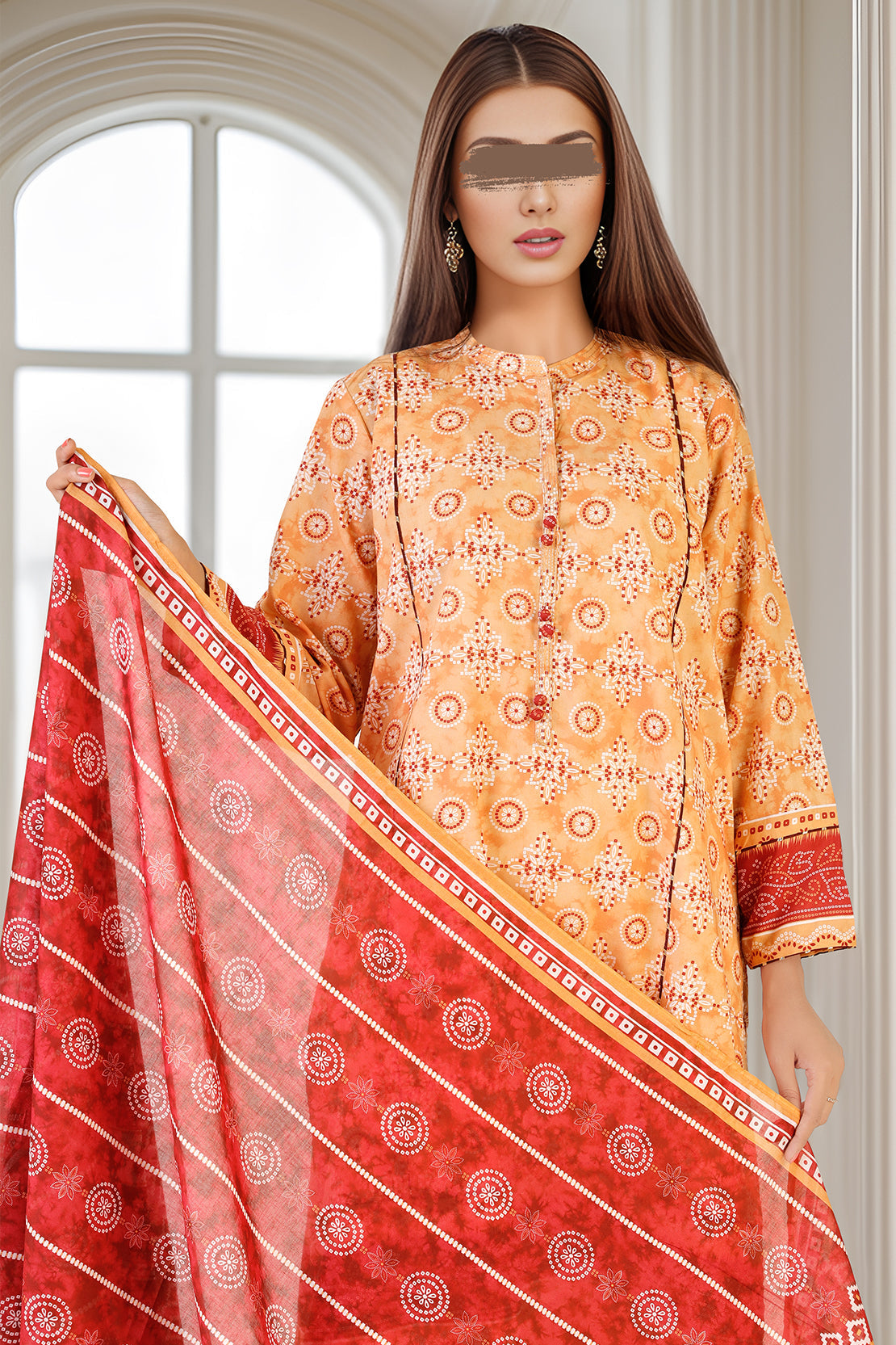 Printed Lawn Stitched Shirt63058