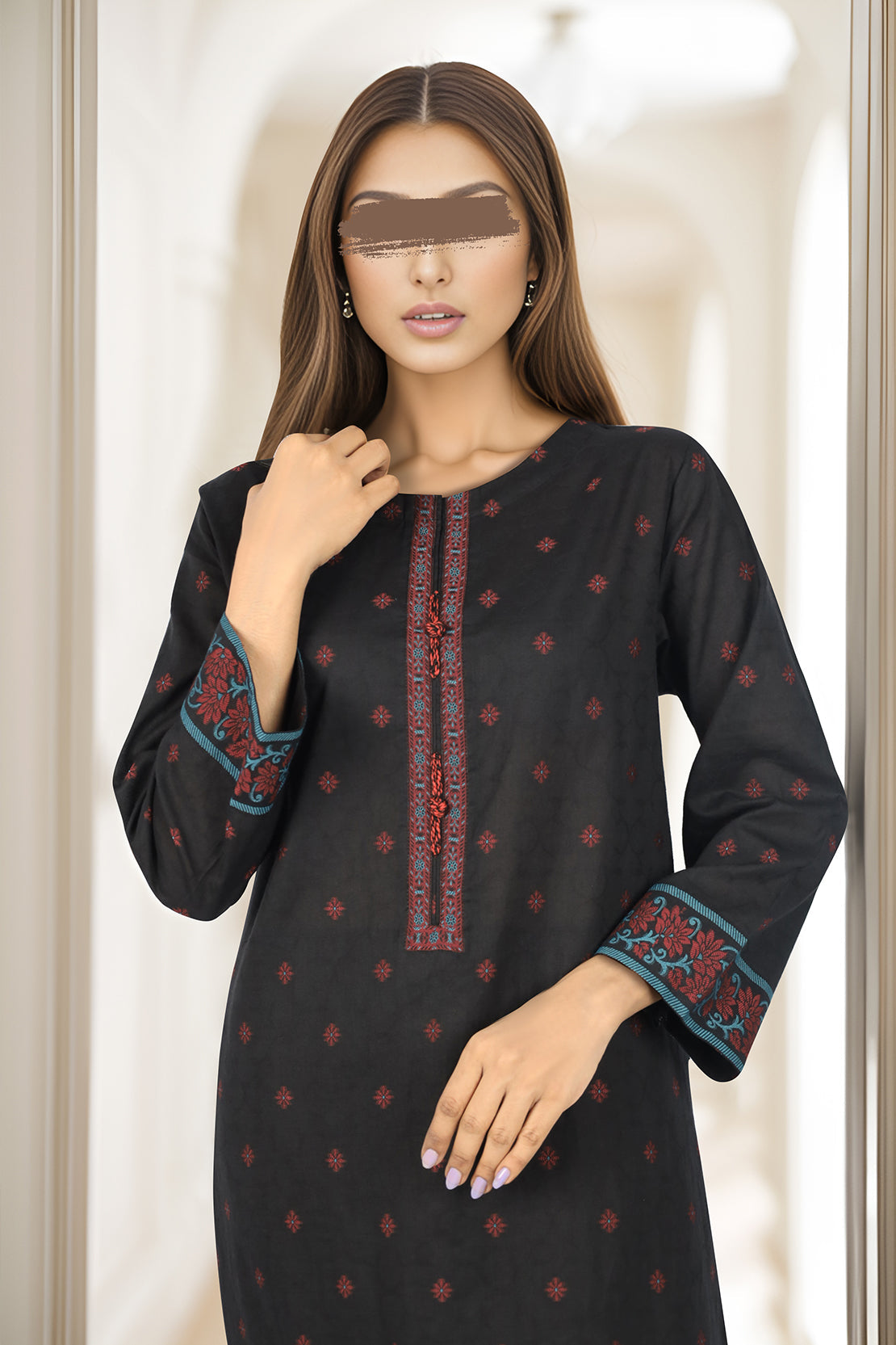 Jacquard Cotton Stitched Shirt60354