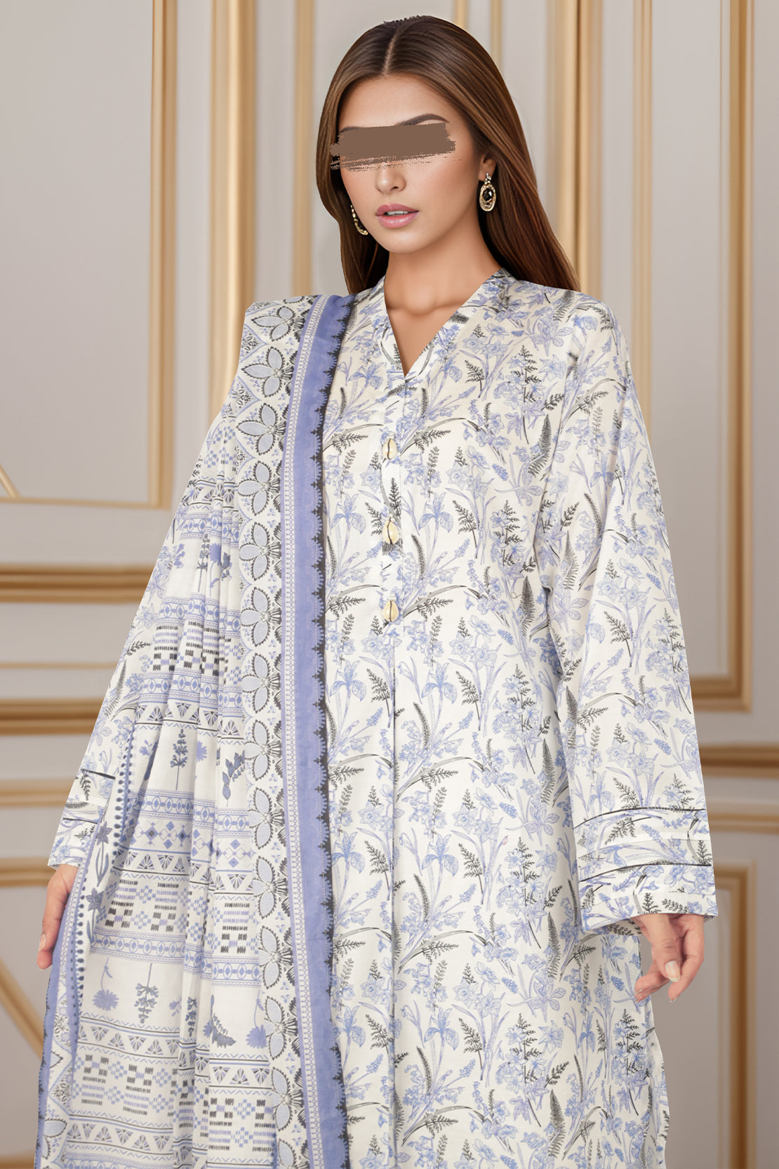 Printed Lawn Stitched Shirt63504