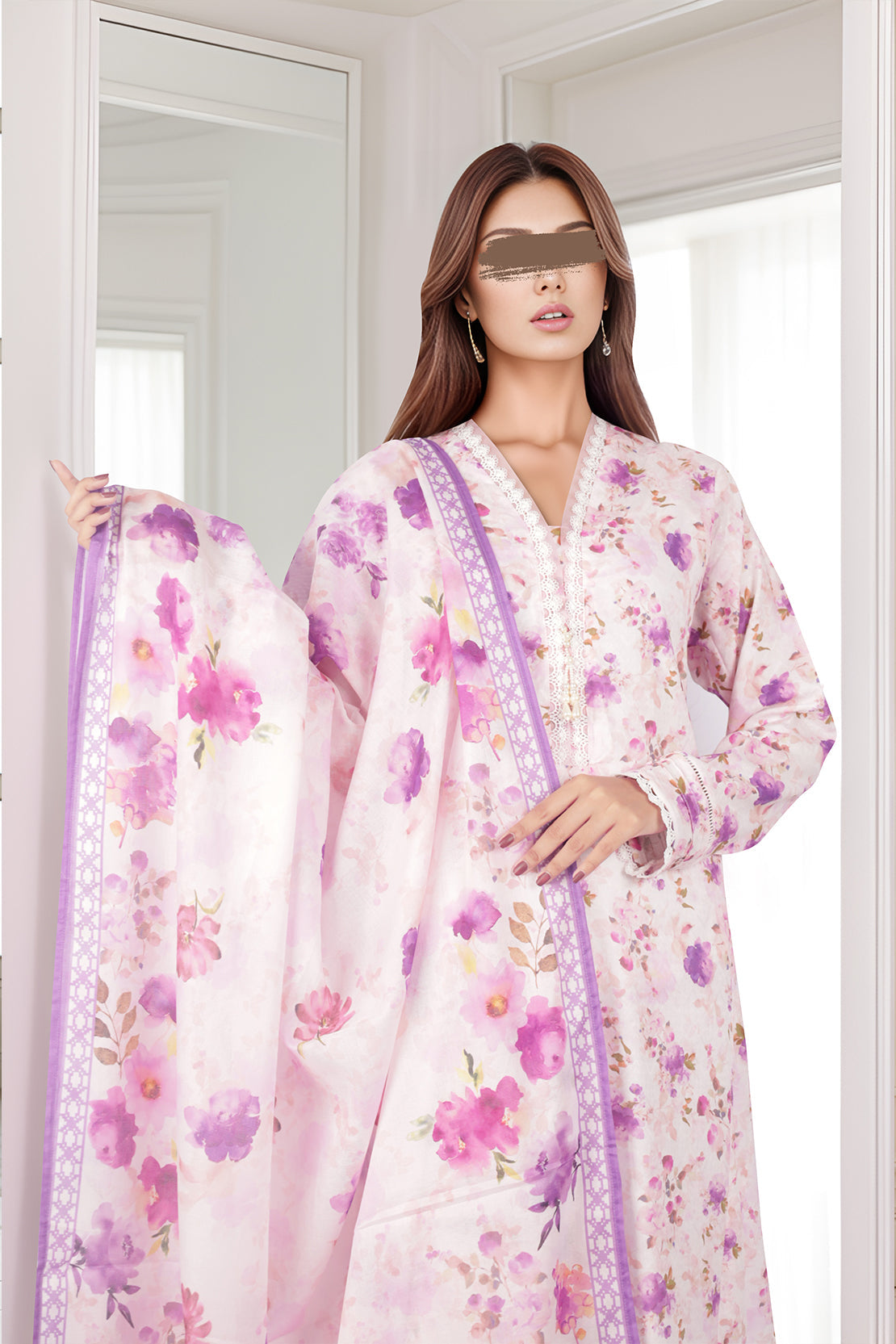 Jacquard Cotton Stitched Shirt63186