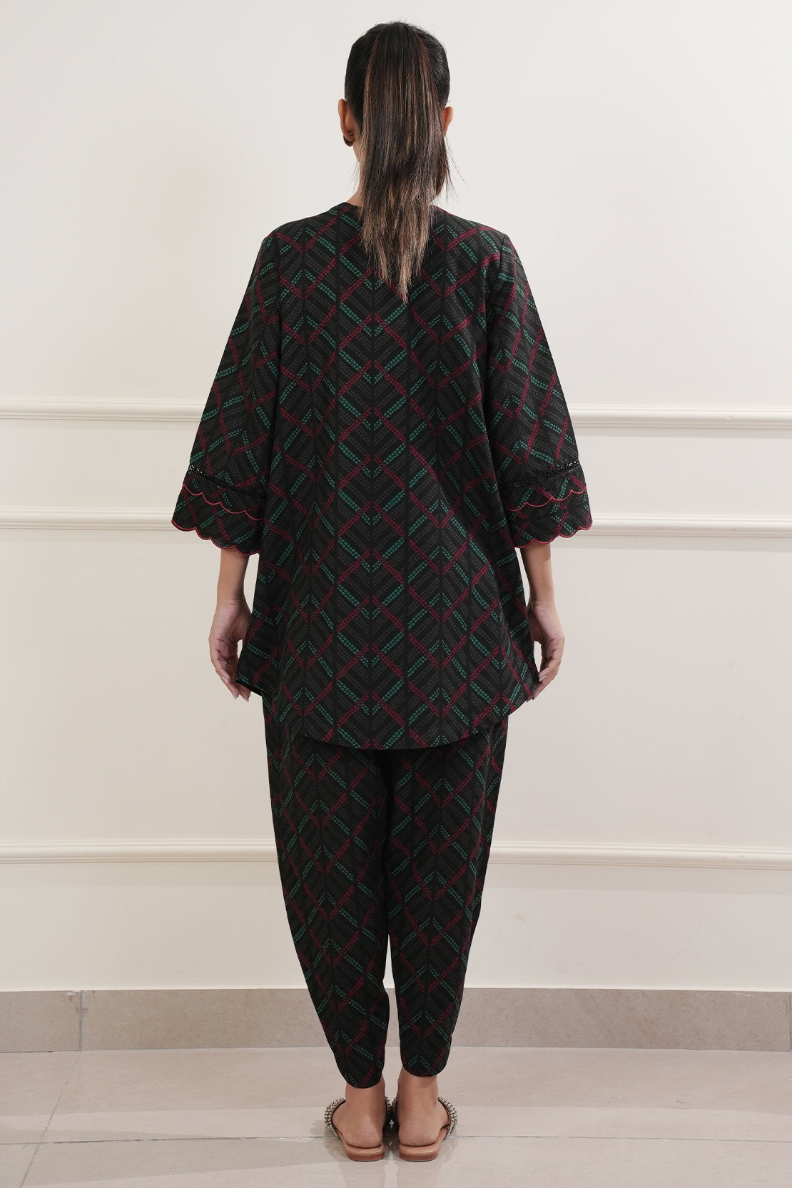 Printed Embroidered Khaddar Stitched Shirt77496