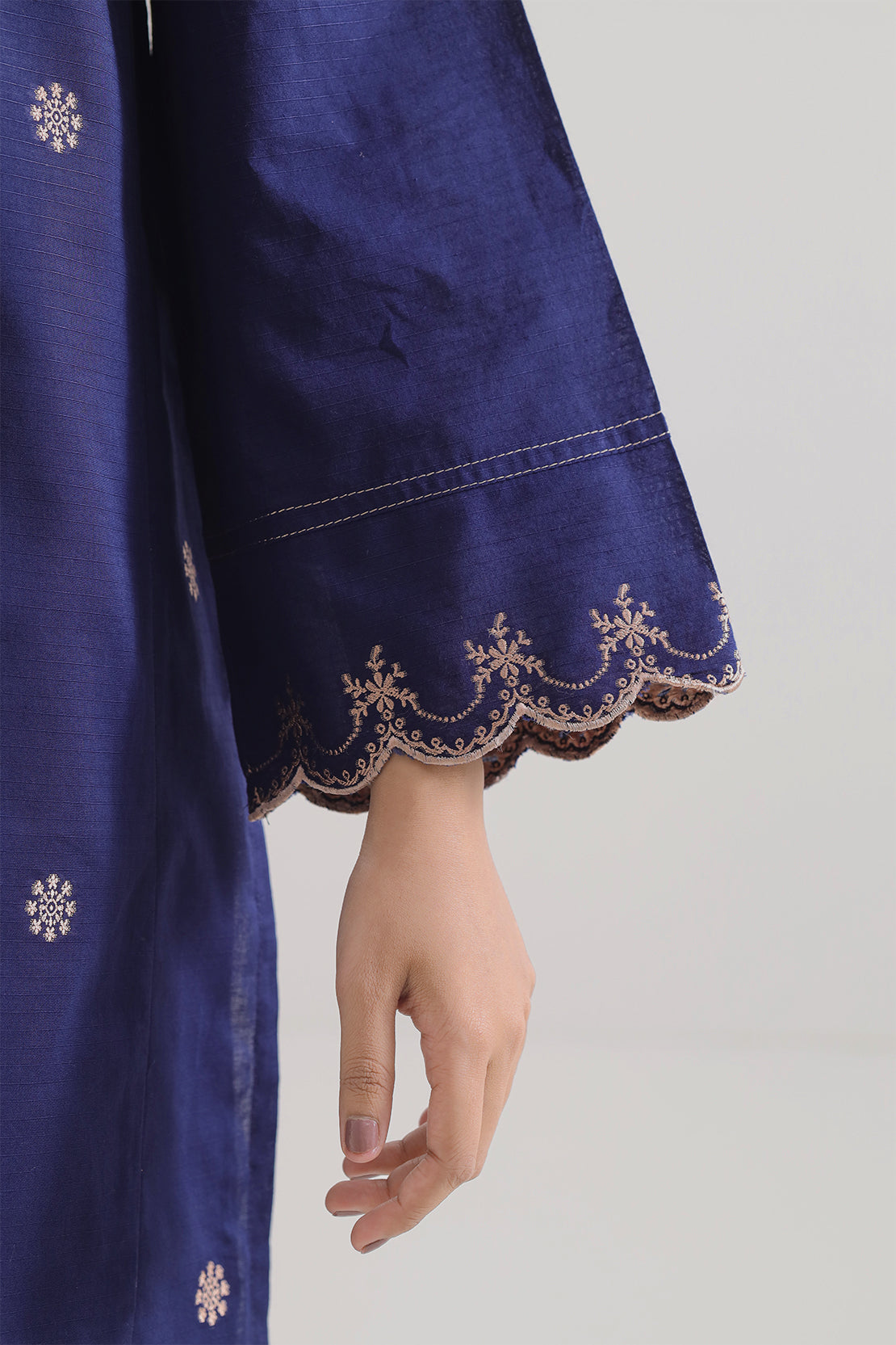 Cotton Jacquard Stitched 2 Piece (Shirt/Trouser)103908