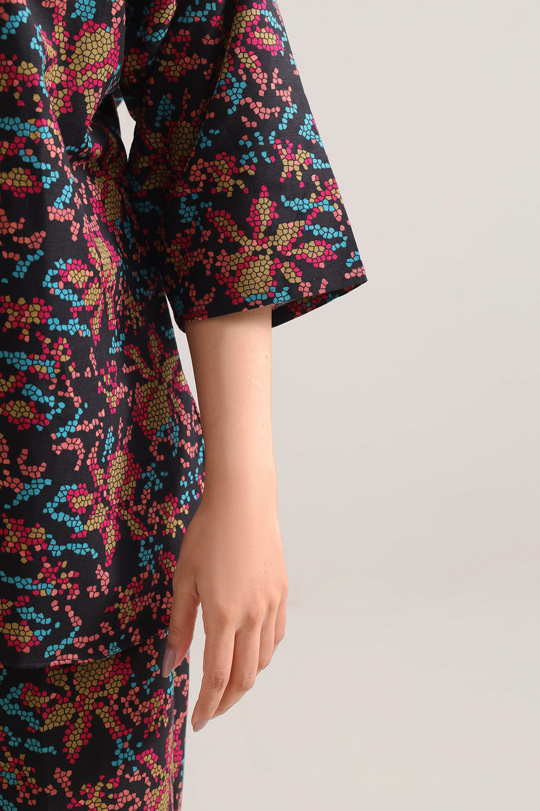 Printed Khaddar Stitched Shirt71290