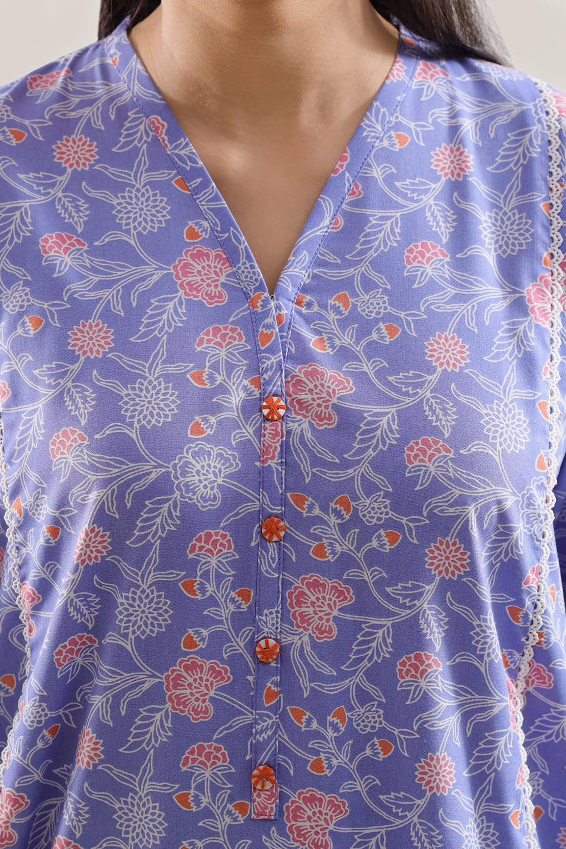 Printed Soft Touch Cotton Stitched 2 Piece (Shirt/Trouser)76500