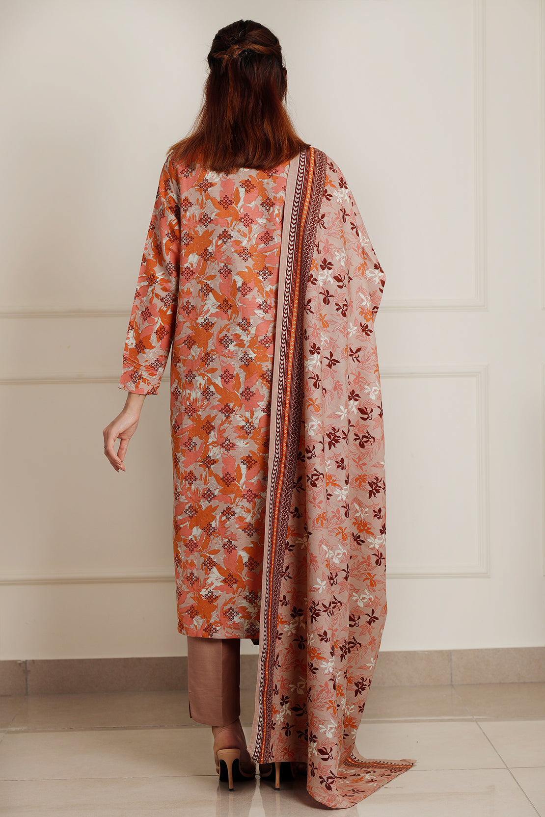 Printed Khaddar Stitched 2 Piece (Shirt/Trouser)74839