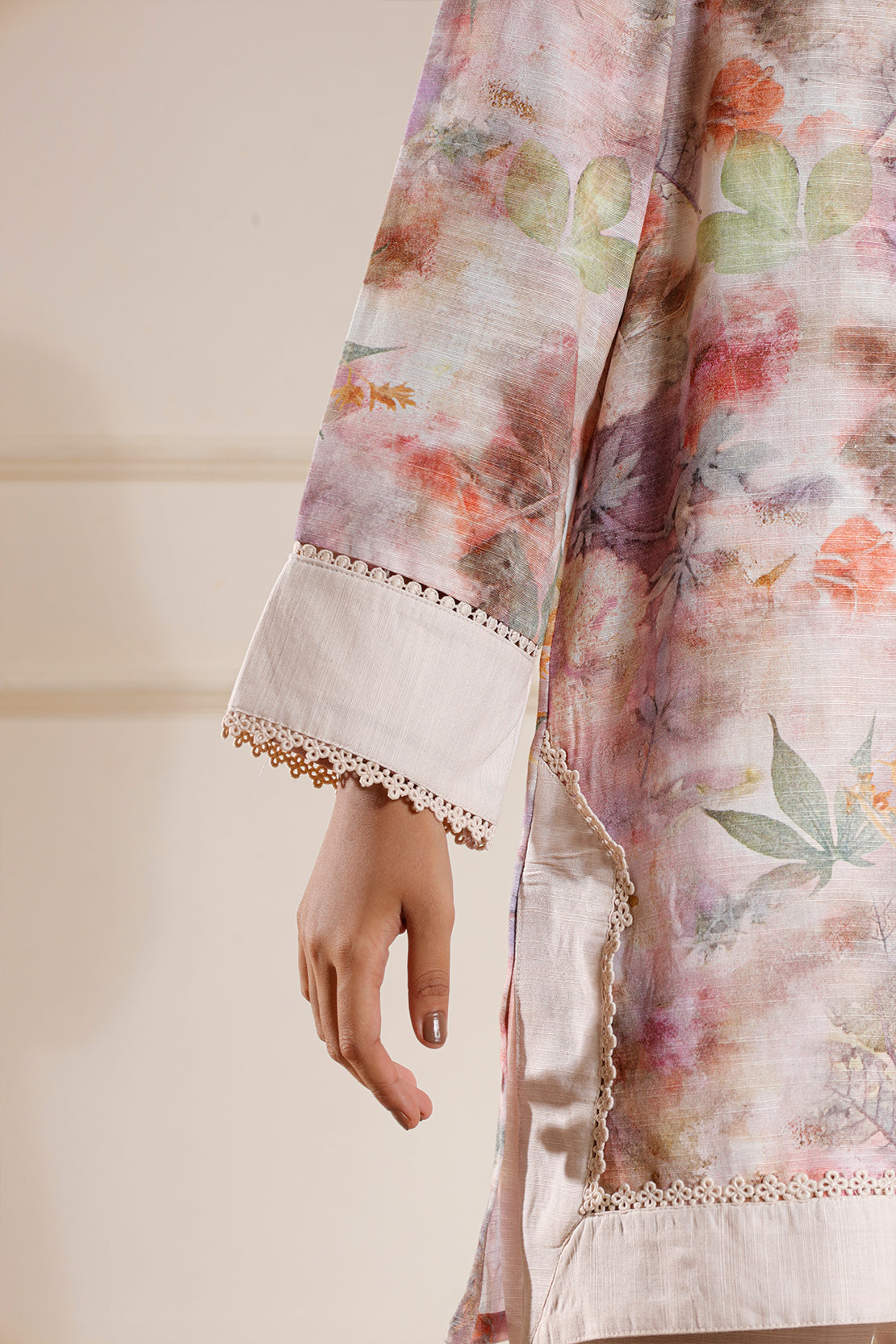 Printed Khaddar Stitched Shirt78377