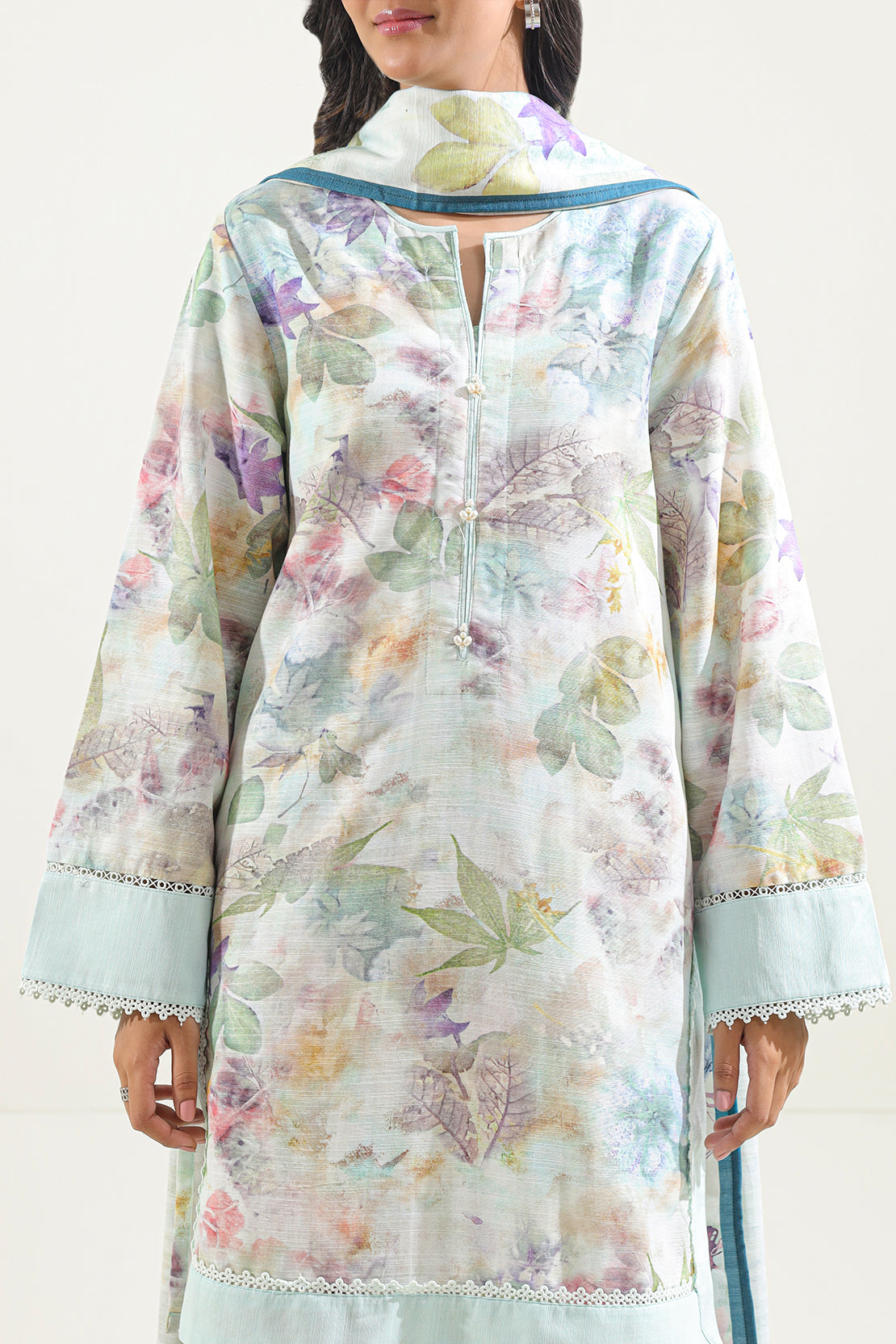 Printed Khaddar Stitched 2 Piece Shirt/Dupatta78440