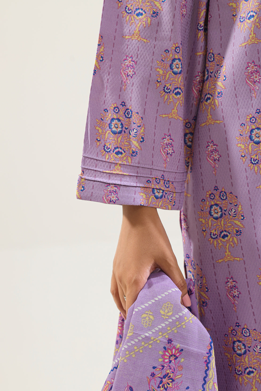 Stitched Printed Fancy Jacquard Khaddar 2 Piece (Shirt/Trouser)76507