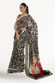 3 Piece Unstitched Denting Lawn Saree