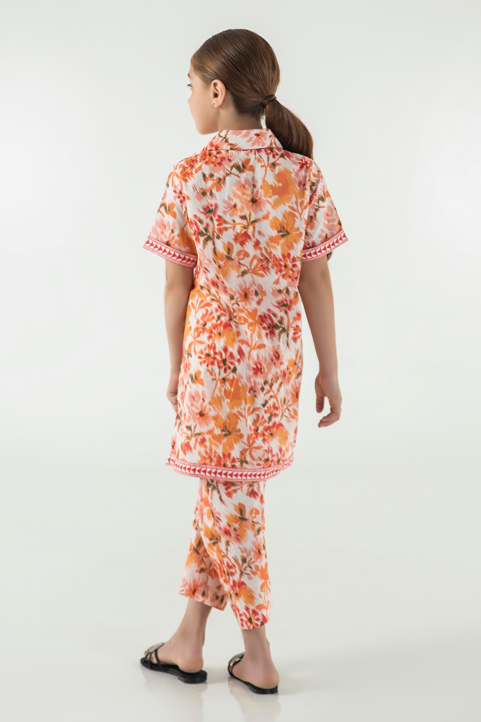 Stitched Kids Multi Printed Shirt + Culotte
