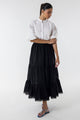 Stitched Black Skirt