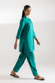 Stitched Dyed Lawn Set