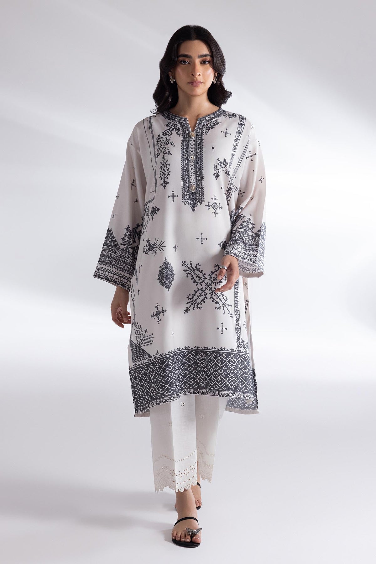 Stitched Linen Shirt
